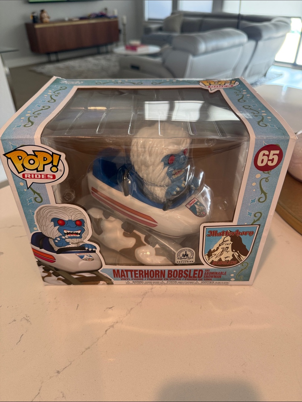 Funko POP! Rides Matterhorn Bobsled - White, Blue & Red